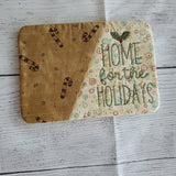 Home for the Holidays mug rug set