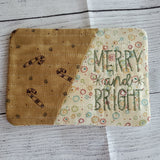 Home for the Holidays mug rug set