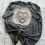 Rock & Roll vintage bleached t-shirt