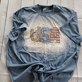 USA bleached t-shirt
