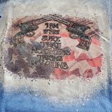 1776 No One is Taking my Guns bleached t-shirt
