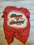 Merry & Bright bleached t-shirt