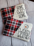 Home Sweet Home mug rug set