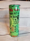 Grinch tumbler