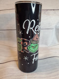 Resting Grinch Face Tumbler