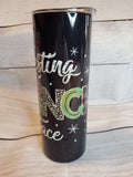 Resting Grinch Face Tumbler